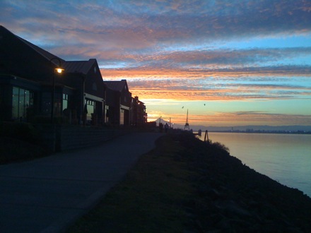 Sunrise at Vancouver Waterfront